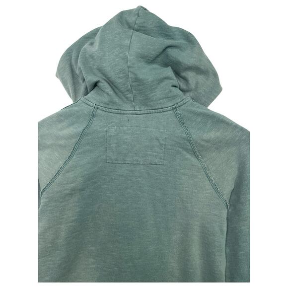 Vintage Abercrombie Fitch Womens Large Green Hoodie Full Zip Spell Out Retro Y2K - Picture 11 of 14
